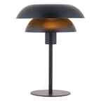 Endon Lyon Table Lamp in Matt Black