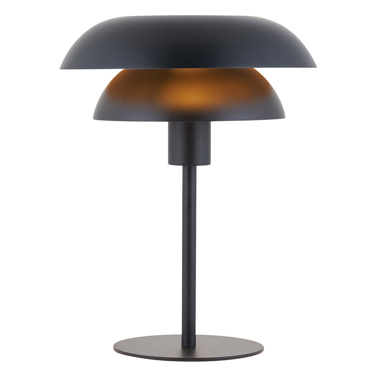 Endon Lyon Table Lamp in Matt Black
