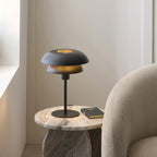 Endon Lyon Table Lamp in Matt Black
