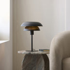 Endon Lyon Table Lamp in Matt Black
