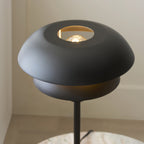 Endon Lyon Table Lamp in Matt Black