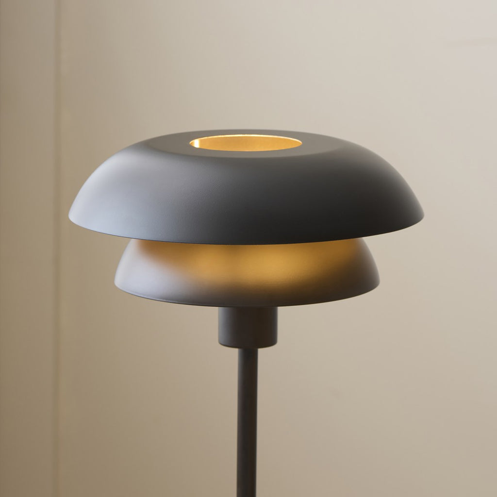 Endon Lyon Table Lamp in Matt Black