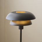 Endon Lyon Table Lamp in Matt Black