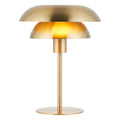 Endon Lyon Table Lamp in Satin Brass
