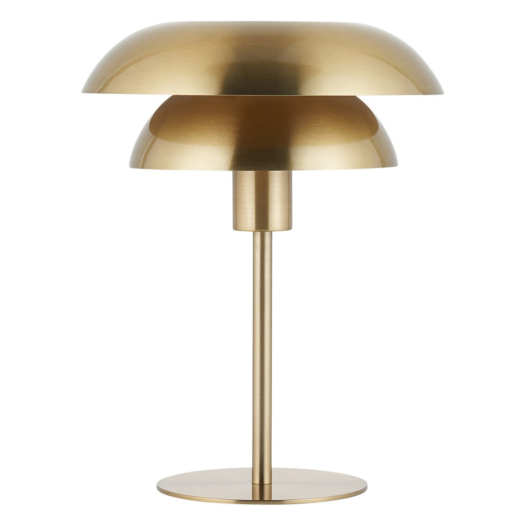 Endon Lyon Table Lamp in Satin Brass