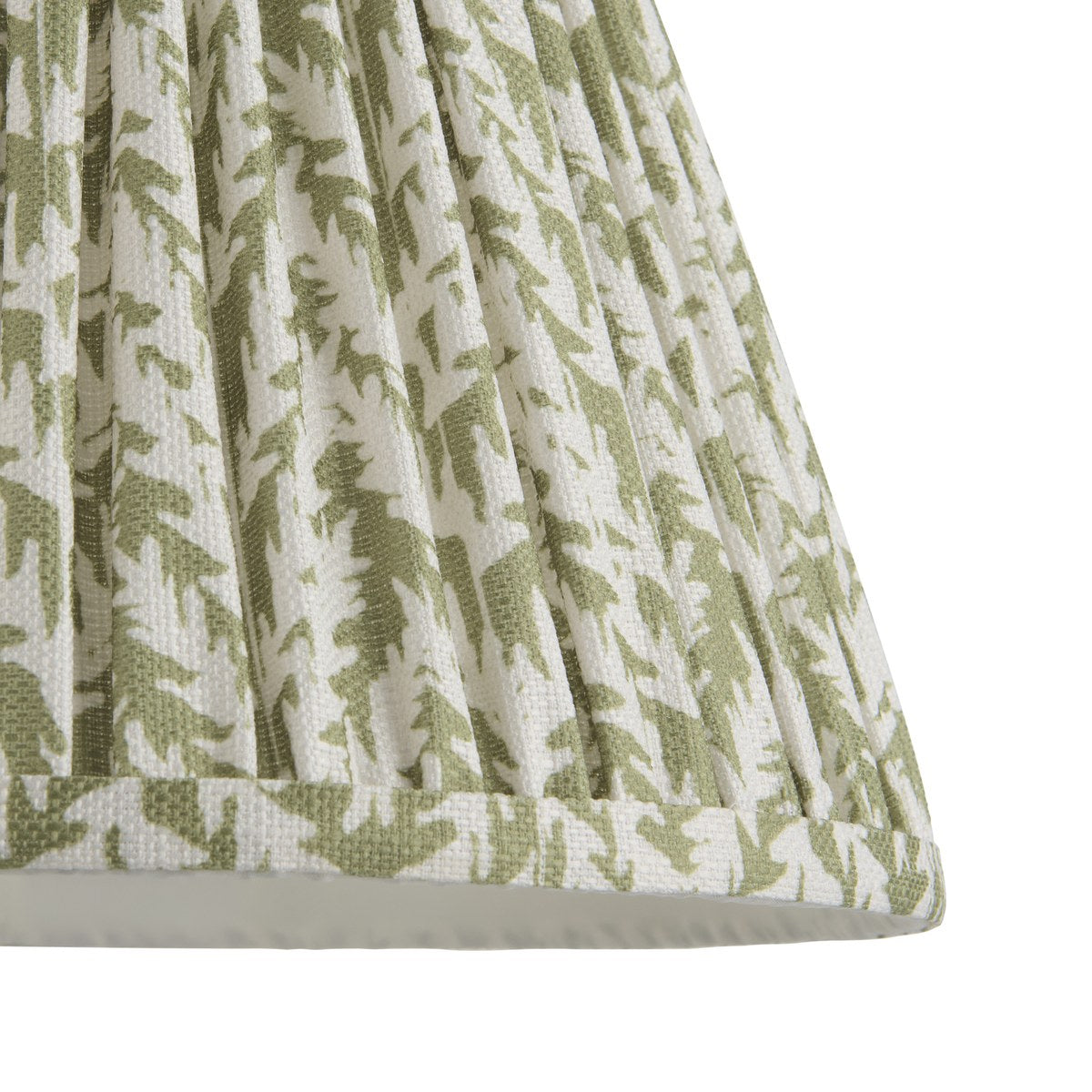 Endon Leaf 25cm Tapered Lamp Shade in Herb Garden Green