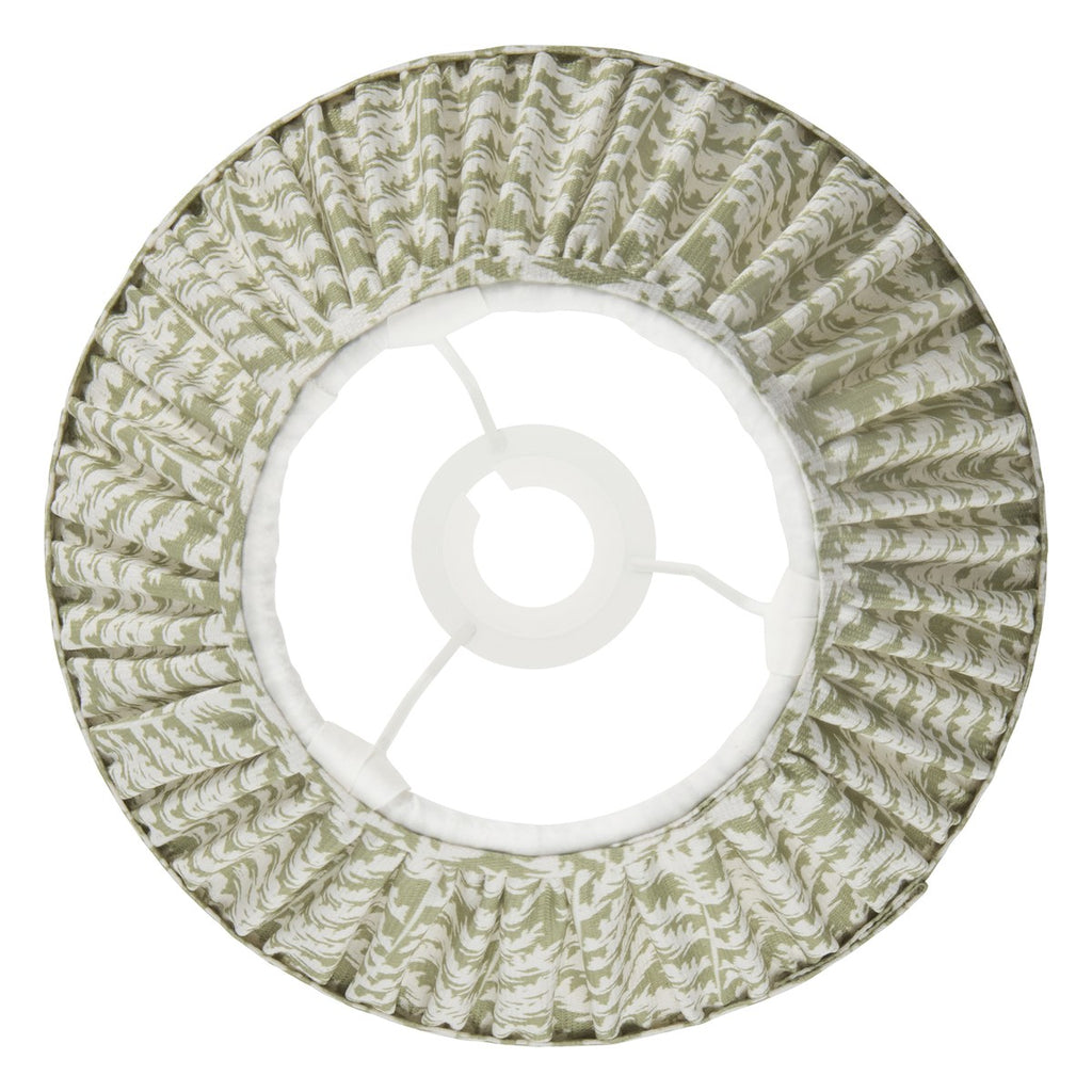 Endon Leaf 25cm Tapered Lamp Shade in Herb Garden Green