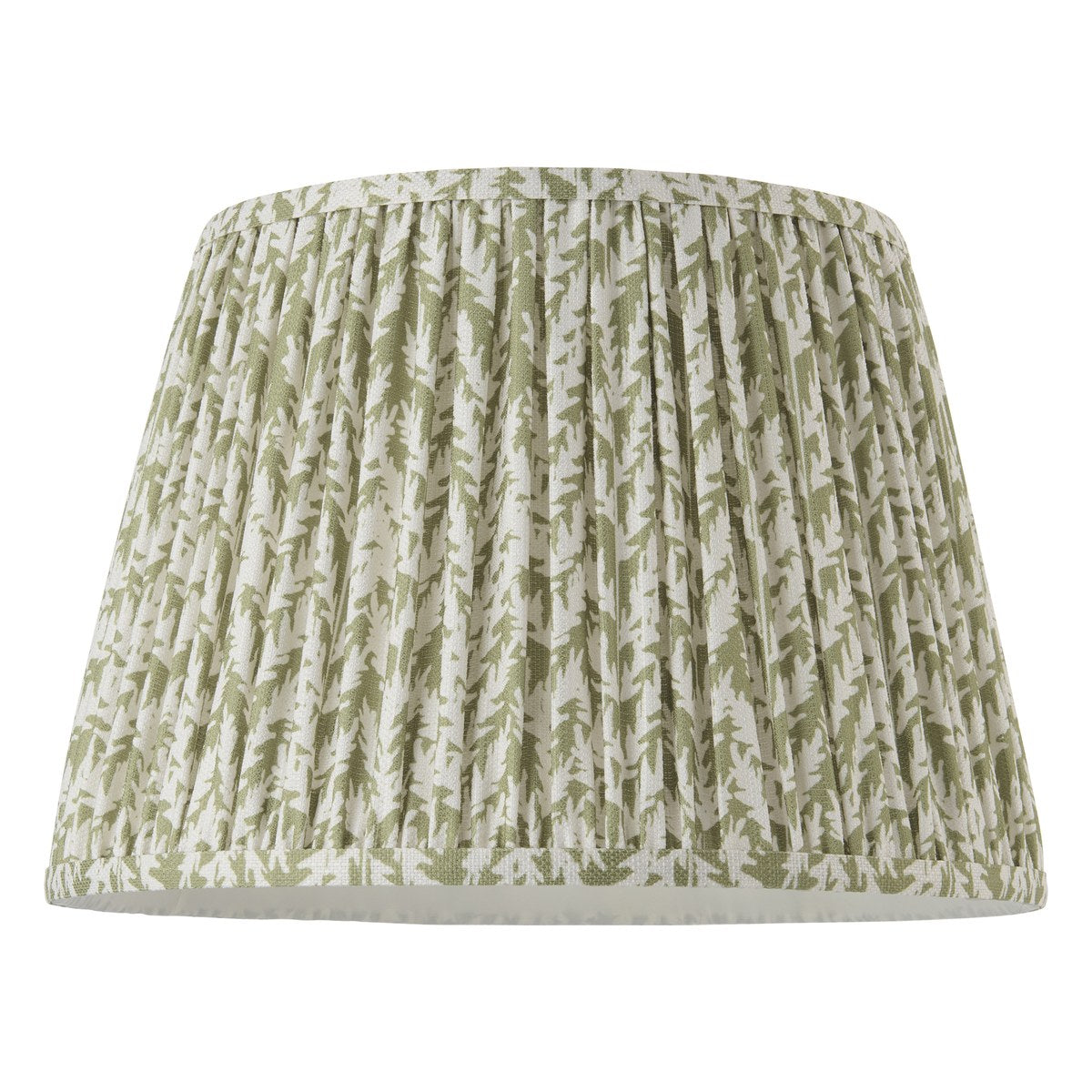 Endon Leaf 35cm Tapered Lamp Shade in Herb Garden Green
