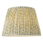 Endon Leaf 40cm Tapered Lamp Shade in Herb Garden Green