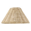 Endon Rattan 22cm Tapered Lamp Shade in Natural Rattan