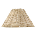Endon Rattan 22cm Tapered Lamp Shade in Natural Rattan