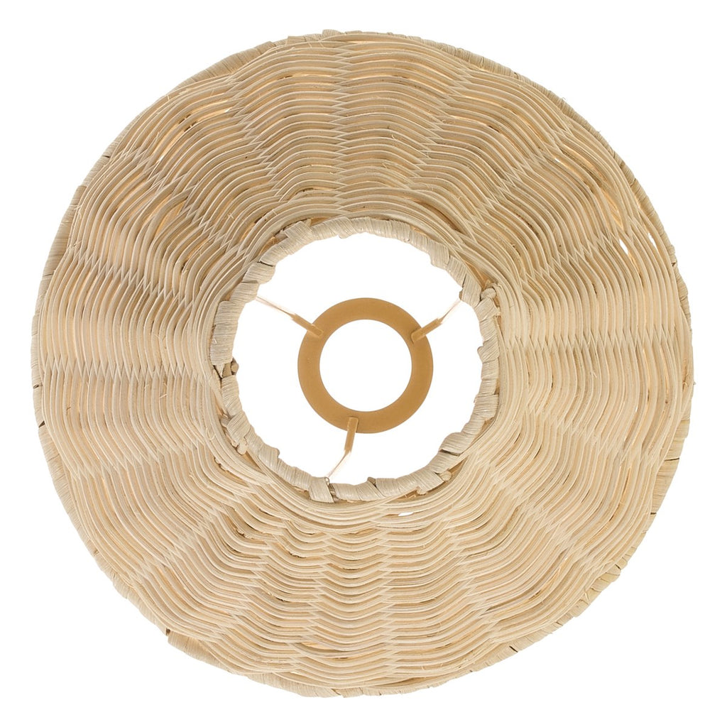 Endon Rattan 22cm Tapered Lamp Shade in Natural Rattan