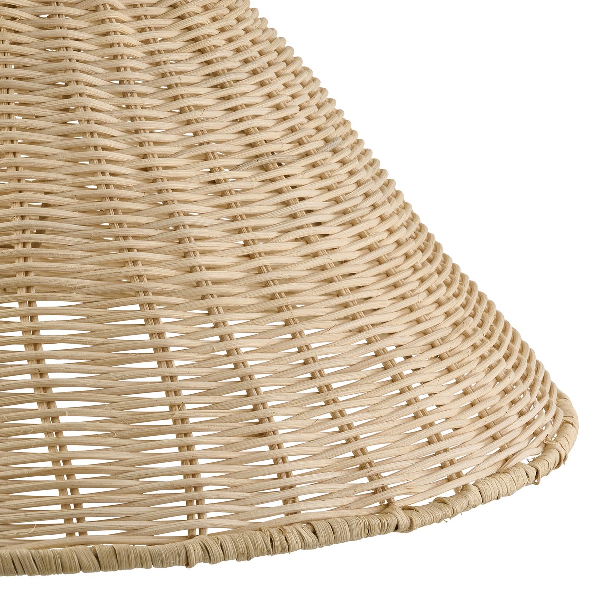 Endon Rattan 52cm Tapered Lamp Shade in Natural Rattan