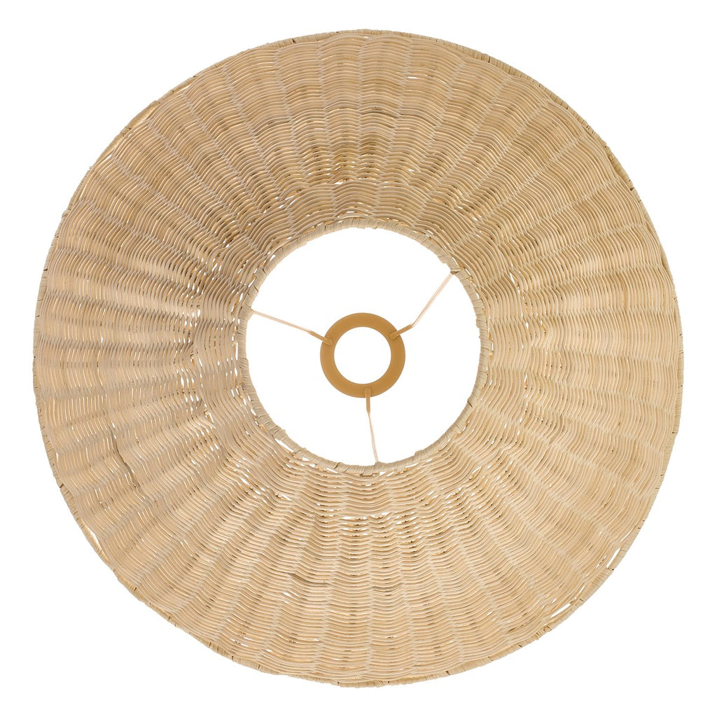 Endon Rattan 52cm Tapered Lamp Shade in Natural Rattan