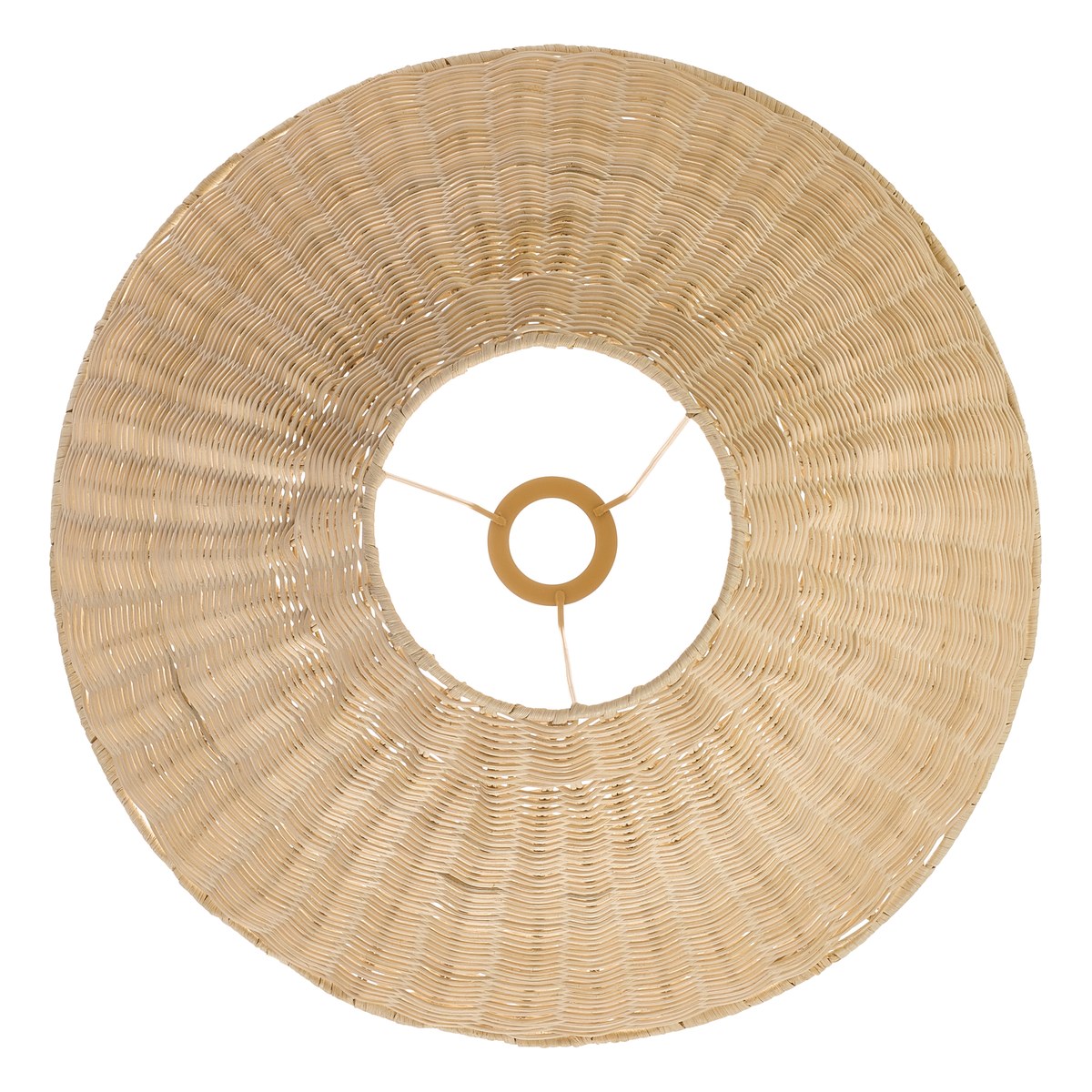 Endon Rattan 52cm Tapered Lamp Shade in Natural Rattan