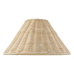 Endon Rattan 31cm Tapered Lamp Shade in Natural Rattan