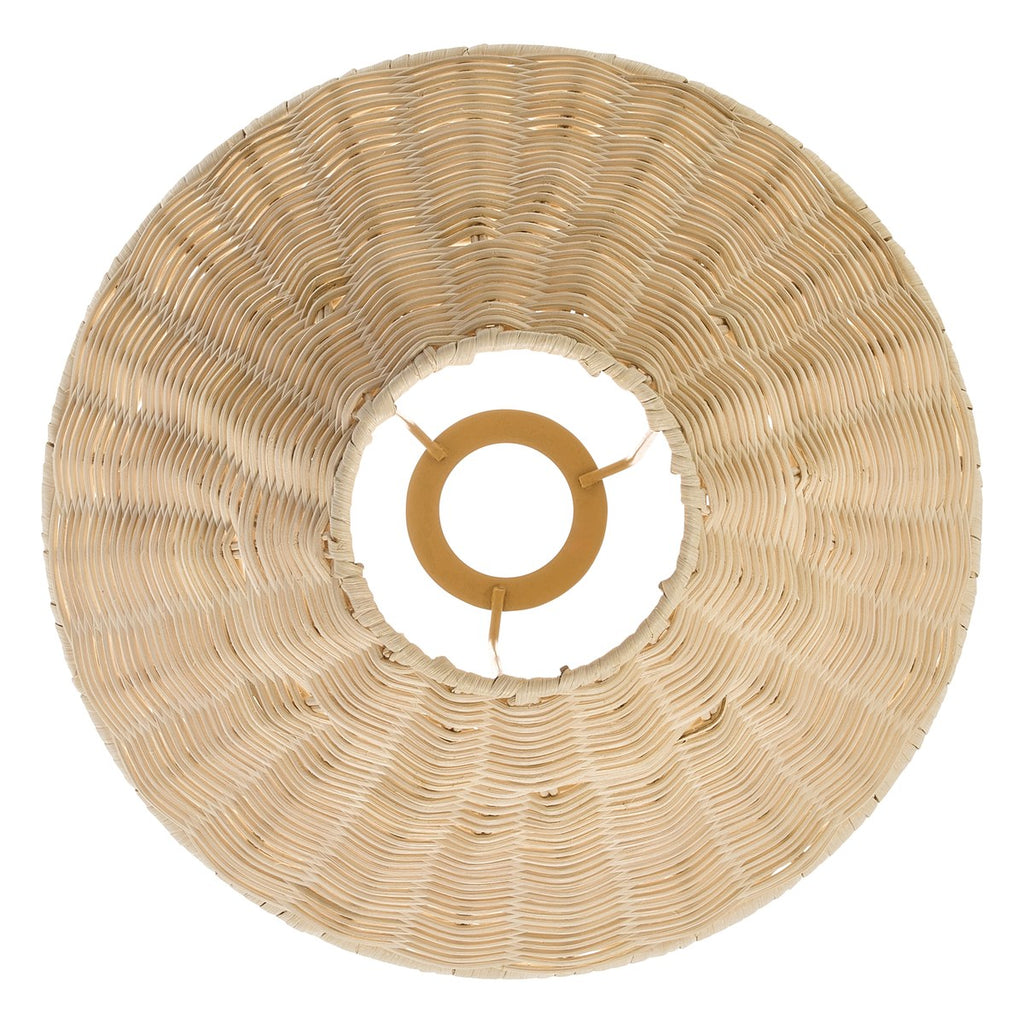 Endon Rattan 31cm Tapered Lamp Shade in Natural Rattan