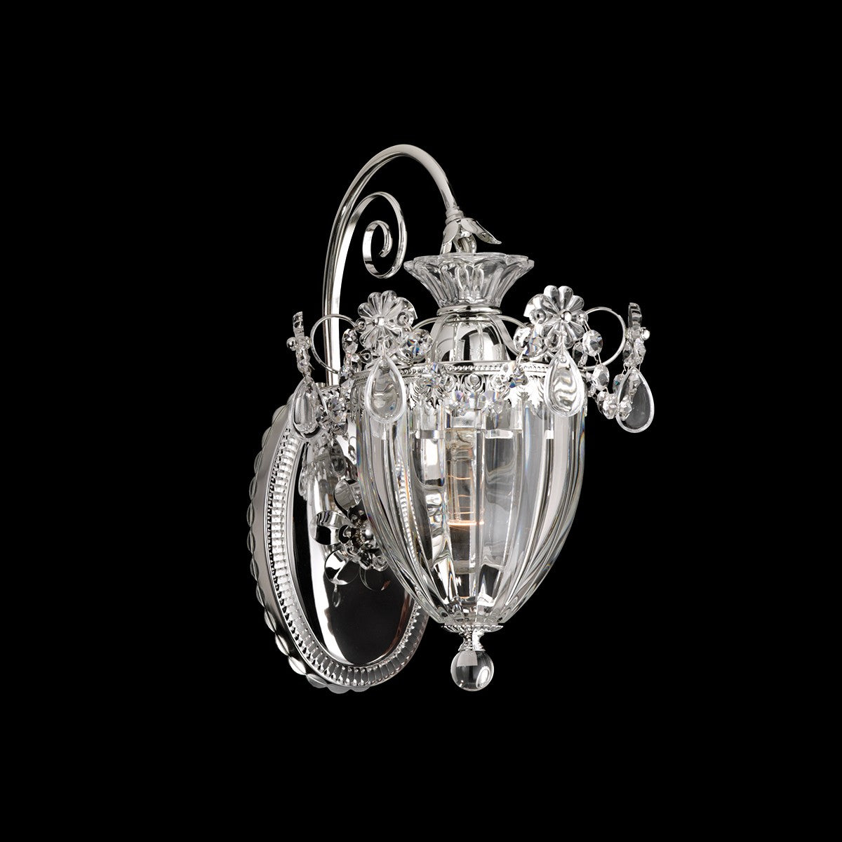 Schonbek Bagatelle Single Heritage Crystal Wall Light in Gold
