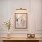 Endon Kas Rechargeable Picture Light in Warm Brass