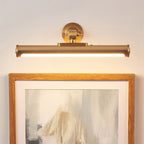 Endon Kas Rechargeable Picture Light in Warm Brass