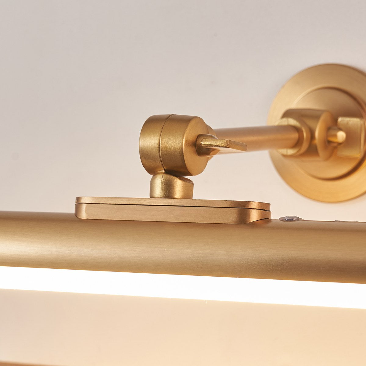 Endon Kas Rechargeable Picture Light in Warm Brass