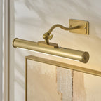 Endon Maris Rechargeable Picture Light in Warm Brass