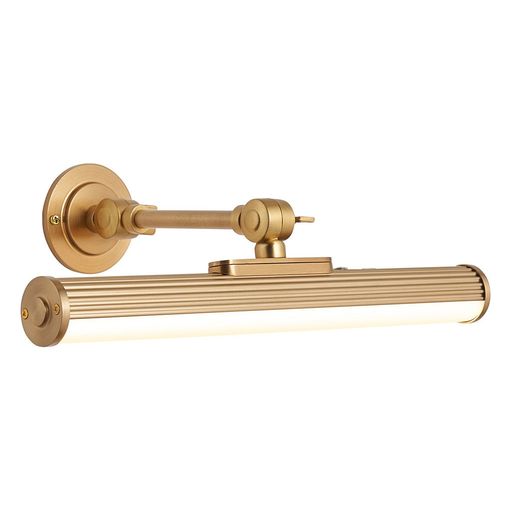 Endon Cirali Rechargeable Picture Light in Warm Brass