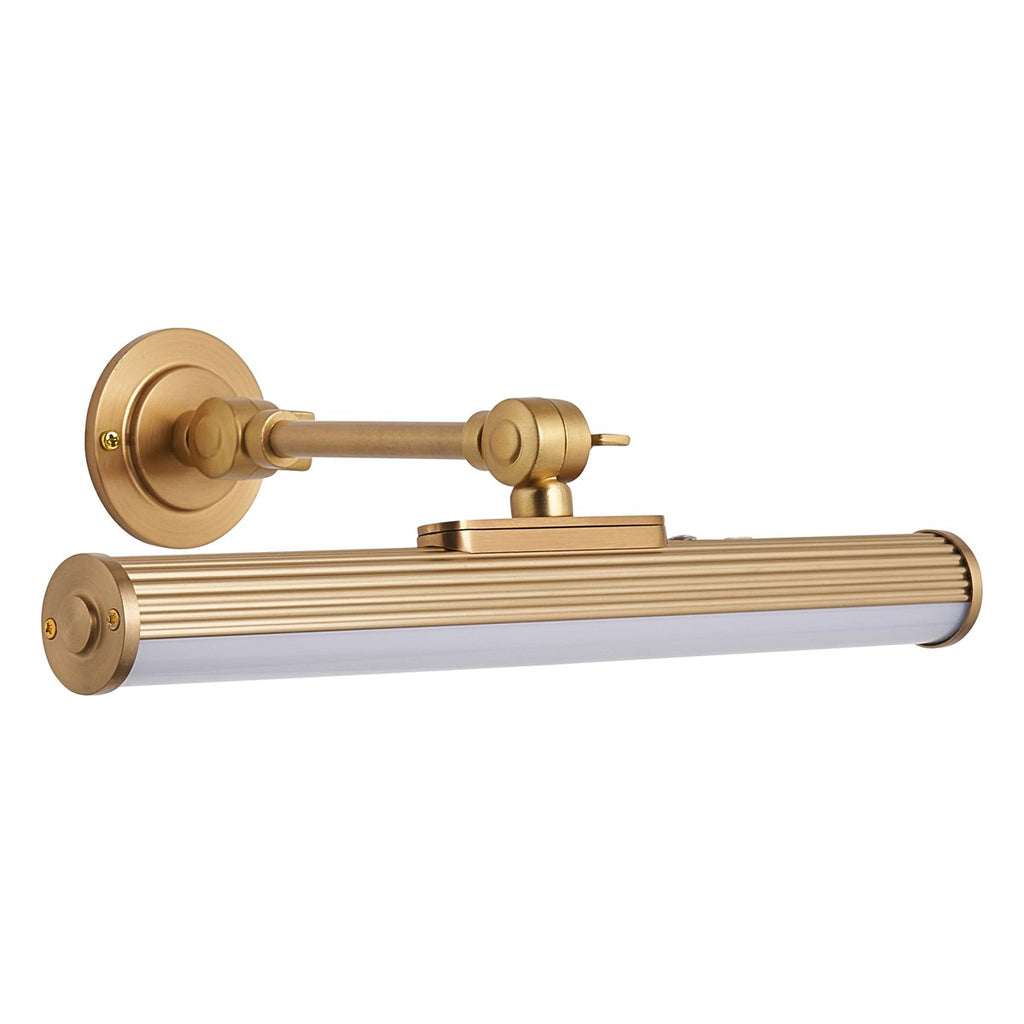 Endon Cirali Rechargeable Picture Light in Warm Brass