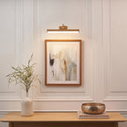 Endon Kindos Rechargeable Picture Light in Warm Brass