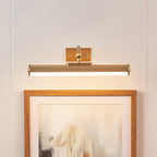 Endon Kindos Rechargeable Picture Light in Warm Brass