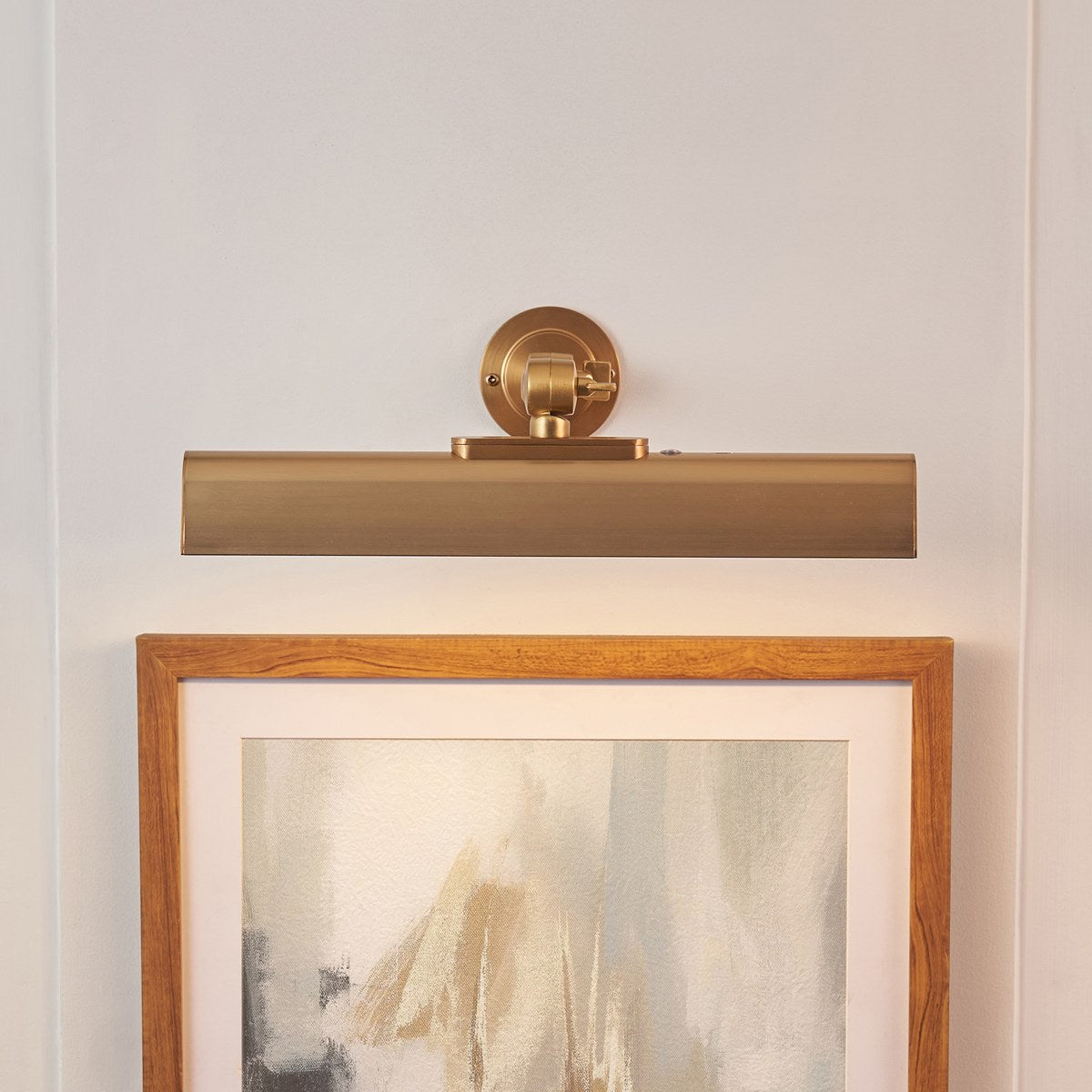 Endon Dalyan Rechargeable Picture Light in Warm Brass