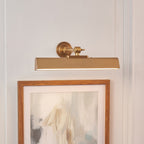 Endon Dalyan Rechargeable Picture Light in Warm Brass