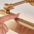 Endon Dalyan Rechargeable Picture Light in Warm Brass