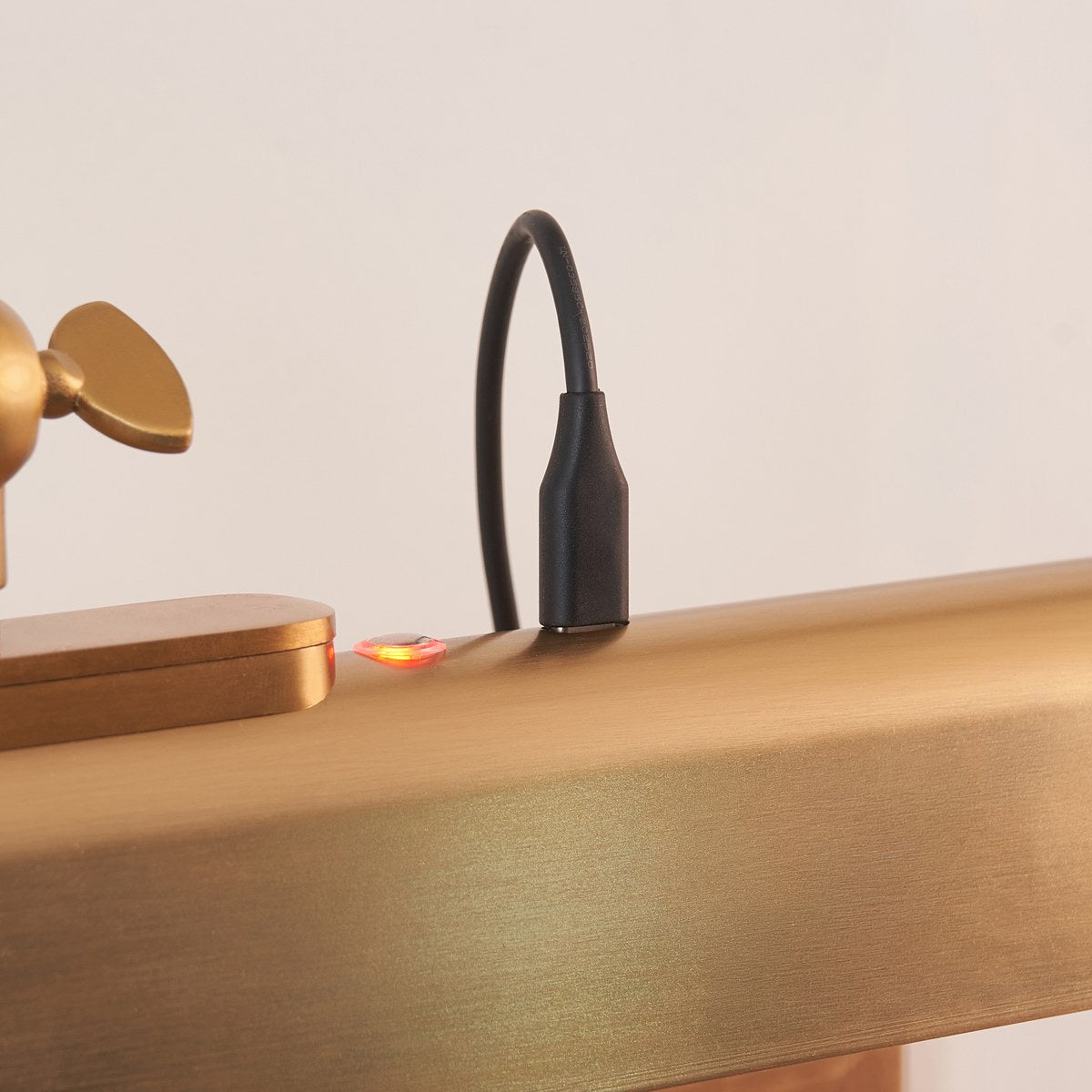 Endon Dalyan Rechargeable Picture Light in Warm Brass