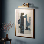 Endon Lasos Rechargeable Picture Light in Warm Brass