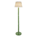 Endon Higgledy Floor Lamp in Cotswold Green with Leaf 35cm Herb Garden Green Shade