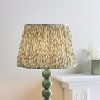 Endon Higgledy Floor Lamp in Cotswold Green with Leaf 35cm Herb Garden Green Shade