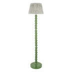 Endon Higgledy Floor Lamp in Cotswold Green with Leaf 35cm Herb Garden Green Shade