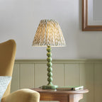 Endon Higgledy Table Lamp in Cotswold Green with Leaf 25cm Herb Garden Green Shade