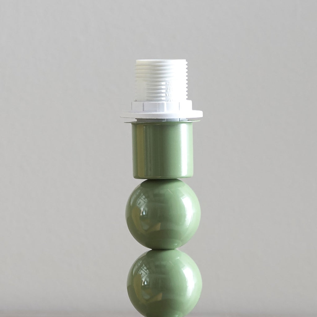 Endon Higgledy Table Lamp in Cotswold Green with Leaf 25cm Herb Garden Green Shade