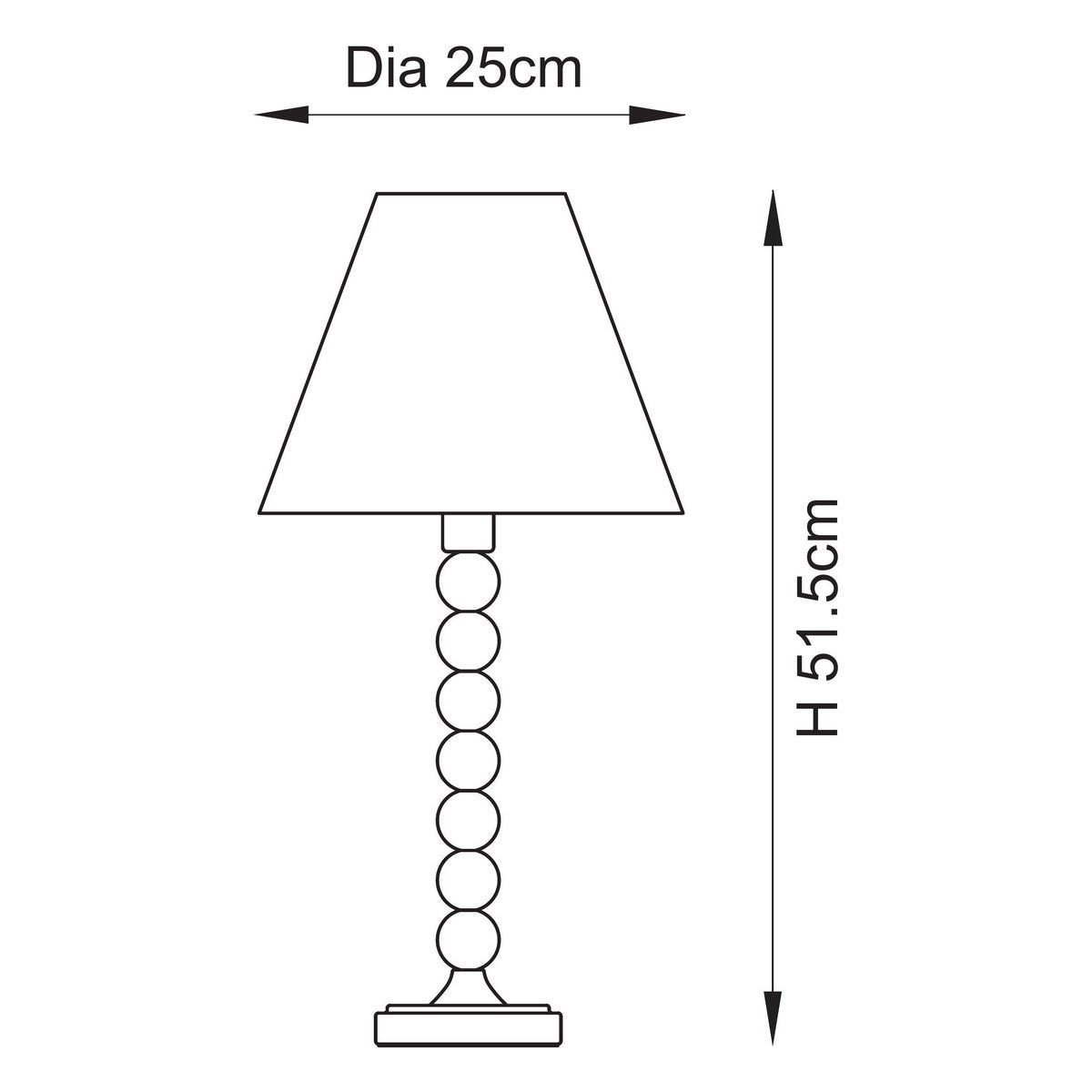 Endon Higgledy Table Lamp in Cotswold Green with Leaf 25cm Herb Garden Green Shade