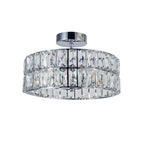 Novena Lislea 4 Light Crystal Bathroom Ceiling Light in Polished Chrome