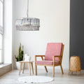 Novena Skyhill 9 Light Crystal Pendant Light Polished Chrome