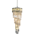 Novena Skyhill 13 Light Crystal Pendant Light in Antique Brass