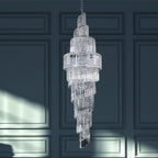 Novena Skyhill 24 Light Crystal Ceiling Light in Chrome
