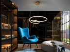 Schuller Tube Pendant Light in Gold
