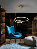 Schuller Tube Pendant Light in Gold