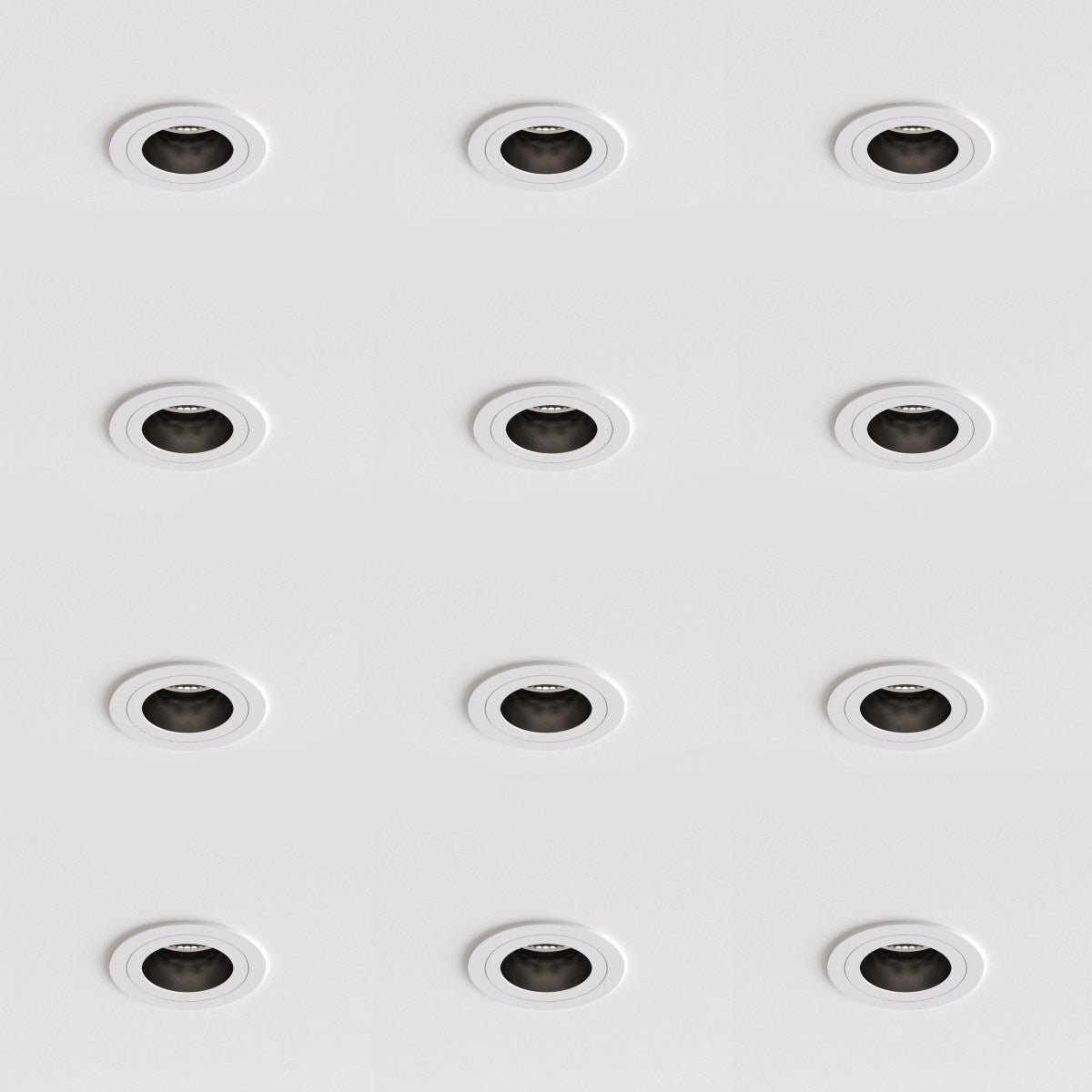 Astro Pinhole Slimline Round  Fixed Fire-Rated Bathroom Downlight in Matt White 1434001 - Pack of 12 £20.52 each