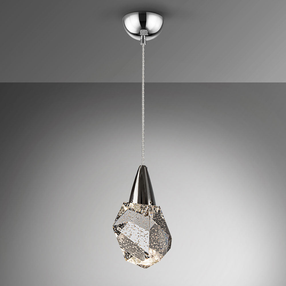 Schuller Aquaria Single Pendant Light in Chrome