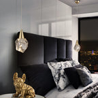 Schuller Aquaria Single Pendant Light in Matt Gold